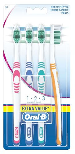 Oral-B 4-Pack - brosse à dents manuelle medium x4