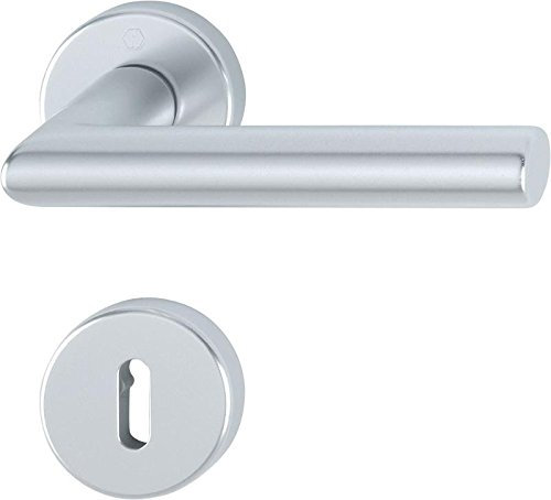 HOPPE Rosetten-Garnitur 'Amsterdam' Aluminium Natur 1400/42KV/42KVS - 1773603
