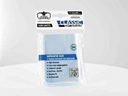 Ultimate Guard Supreme Sleeves Japanese Size (Pack of 60, Orange)