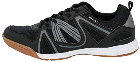 Lico Herren Fit Indoor Hallenturnschuh, Schwarz Grau, 39 EU