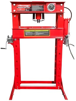 Neilsen CT2594 50 Ton Hydraulic Shop Press – H-Frame Floor Standing – Working Range 0–1000mm – Ram Stroke 185mm – Ideal for Straightening, Bending and Stamping