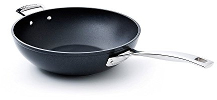 LE CREUSET Toughened Non-Stick Stir Fry Pan, Ideal For Lower-fat Cooking On All Hob Types Including Induction, Ø 26 cm, Black, 962020260