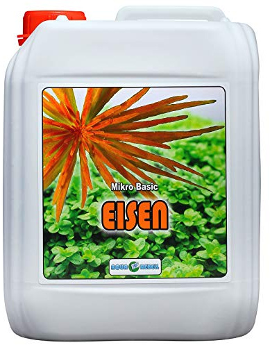 Aqua Rebell ®️ Micro Basic järngödselmedel – 5 literflaska – optimal försörjning för ditt akvarium vattenväxter – akvarium fullgödselmedel speciellt utvecklat för vattenväxter