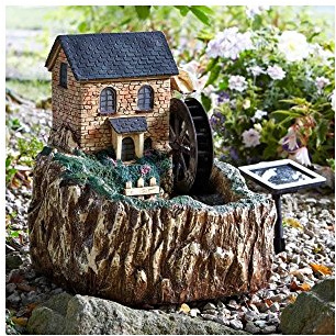 Smart Solar Water Mill Fountain