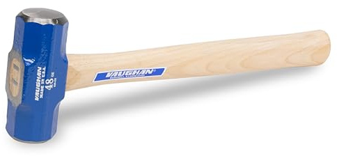 VAUGHAN Double Faced Engineer Hammer, Made In The USA, Rust Resistant, 3 Lbs, SDF48, VN17430
