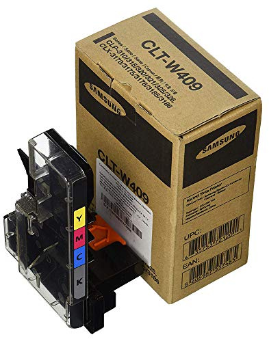 Samsung CLT-W409/SEE Original Toner (Hohe Reichweite, Kompatibel mit: CLP-310/CLP-315/CLX-3170/CLX-3175 Series, CLP-320/CLP-325/CLX-3185 Series) Cyan, Farblos