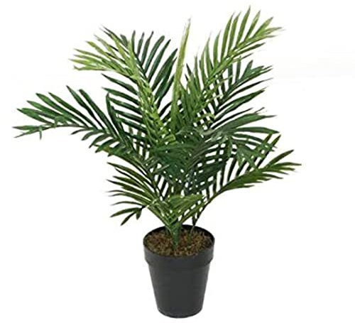 Best Artificial 60cm / 2ft Areca Palm Tree Tropical Office Conservatory Indoor Outdoor Garden Plant