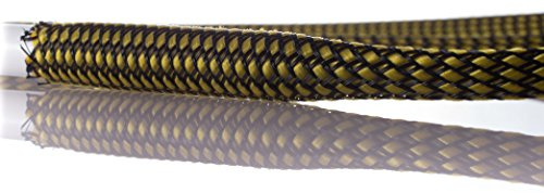 Tuyau en tissu Hifi Lab 8 mm - Protection de câble - Câble de haut-parleur - 6 m