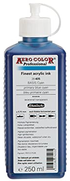 Schmincke AERO COLOR Professional BASIS Cyan, 250 ml, 28 405 027