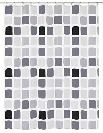 Kleine Wolke Duschvorhang PEVA Sonny Anthrazit 180 x 200 cm