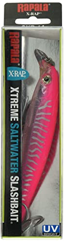 Rapala X-RAP RA5800155, Wobbler Agua Salada, 10 cm, 13 g, Profundidad de natación: 1.2 - 1.80 m, Hot Pink UV