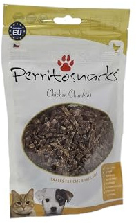 Perrito Hundeleckerli Chicken Chunkies, kleine Hühnerfleischstücke, 1er Pack (1 x 100 g)