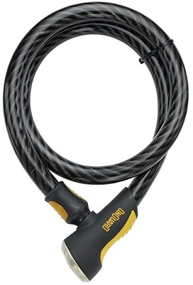 ONGUARD Unisex-Erwachsene 8040 Schloss, Schwarz, 12mm x 6'