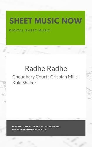 Radhe Radhe Sheet Music (English Edition)