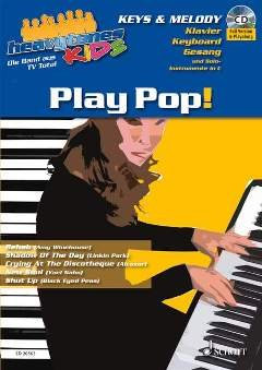 PLAY POP - KEYS & MELODY - arrangiert für Klavier - Keyboard - Gesang und andere Besetzung - (Querflöte) - mit CD [Noten / Sheetmusic] Komponist: HEAVYTONES KIDS
