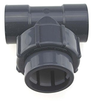 FlexFit® Übergangs T-Stück 90°, Klemm -Klebemuffe (2x) d 50mm -d 50 mm