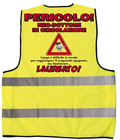Bombo Gilet regalo Laurea