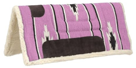 Tough 1 Pony, Sottosella Quadrato, Rosa/Nero/Crema