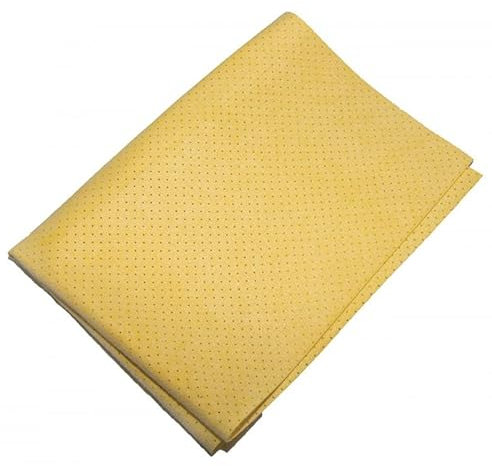 Peaux de chamois synthétiques perforées