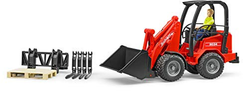 bruder 02191 - Schäffer Hoflader 2630 mit Figur und Zubehör, Agriculture, Véhicule, Jouets, Chargeuse sur pneus