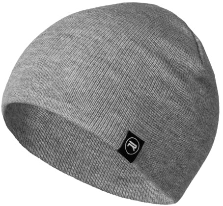 Revony Original Beanie Cap - Soft Knit Beanie Hat - Warm and Durable, Light Heather Grey, M/One Size