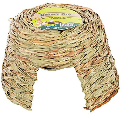 Ware Manufacturing Natural Willow and Grass Pet Hut for Small Pets, Large