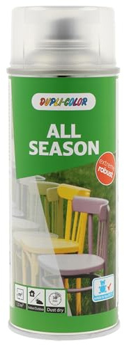 DUPLI-COLOR ALL SEASON KLARLACK glänzend 400 ml - Sprühlack | Flexible Kunstharz-Qualität, Wetter- & UV-beständig, Schnelltrocknend, vielseitig einsetzbar auf diversen Untergründen