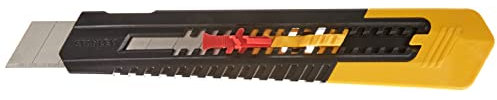 Stanley Cutter SM 1-10-151 (18 mm Klingenbreite, 160 mm Klingenlänge, zweiteiliger Korpus, Kunststoff-Ausführung, inkl. 1 Klinge mit 7 Schneidsegmenten)
