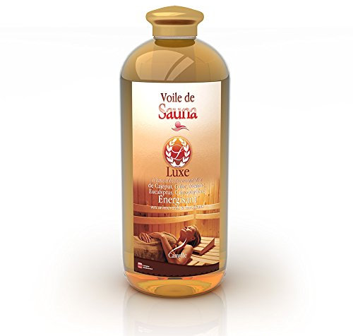 Camylle - Sauna Fragrance Luxe - A base di oli essenziali puri e naturali per sauna - Energizzante con aromi freschi e ammalianti - 1000ml