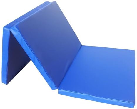 NiroSport Turnmatte Klappbar 180 x 70 x 8 cm Klappmatte Weichbodenmatte Blau