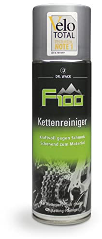 DR. WACK F100 Kettenreiniger für Fahrrad 300 ml - Effektive Kettenreinigung & Kettenschmierung - Schutz vor Kettenverschleiß - Kettenreiniger-Spray für alle Fahrradketten - Hochwertige Kettenpflege