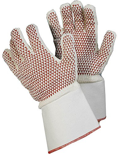 Ejendals Hitzeschutzhandschuh Tegera 484, Größe 10, 1 Stück, rot/weiß, 484-10