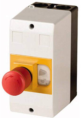 Eaton 281406 Isolierstoffgehäuse, CI-Pkz01, H x B x T = 160 x 80 x 97 mm, IP65, + not-aus-Pilztaster
