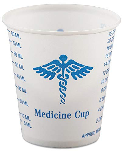 SOLO SCCR3 - Solo R3 Wax-Coated Paper Graduated Medicine Cup, 3 Ounce