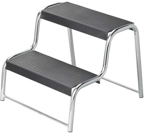 ProPlus Marche Pied 2 marches Noir pour Caravane/Camping-Car