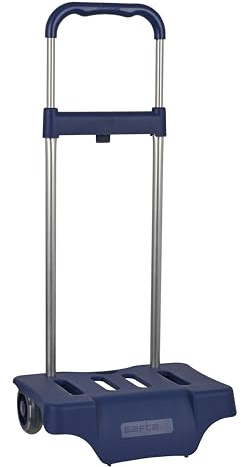 Safta Trolley for school backpacks, foldable, light, resistant with extractable grip handle and wheels