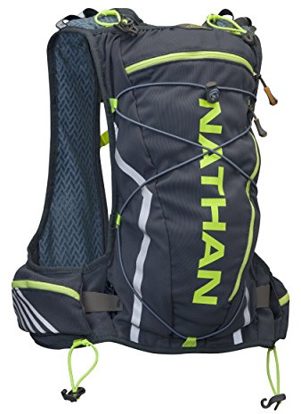 Nathan 4531ndsss VaporKrar Hydaration Pack Laufweste mit 1,8 l Blase, Dunkler Schiefer/Blauer Stein, Small/Medium/2 L