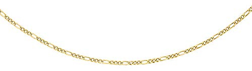 CARISSIMA Damen-Halskette 9 Karat 375 Gelbgold Diamant geschnitten Figaro 20 1.15.0015