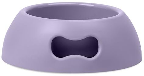 United Pets Pappy Hundenapf, Eco- Friendly, Made in Italy, Futternapf, Trinknapf für Hunde, Lila, Napf für mittelgroße Hunde, 1100ml, M