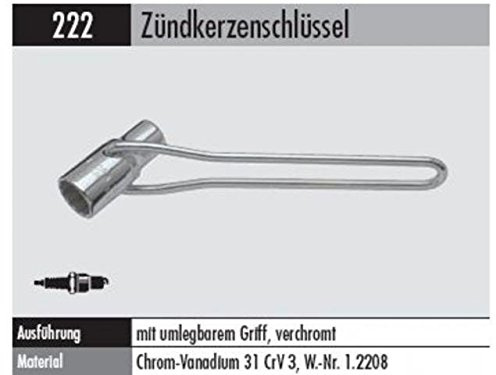 Zündkerzen - Schlüssel 222 20,8X26 MM mit umlegbarem Griff