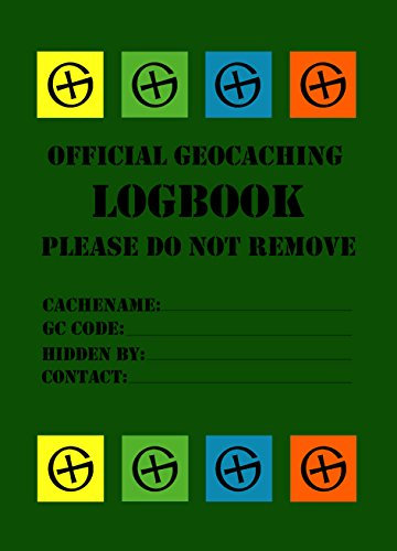 10 x Geocaching Logbook, Logbuch - English, 40 Sites 114 Logs with Name and Date for Lock&Lock Boxes DIN A7