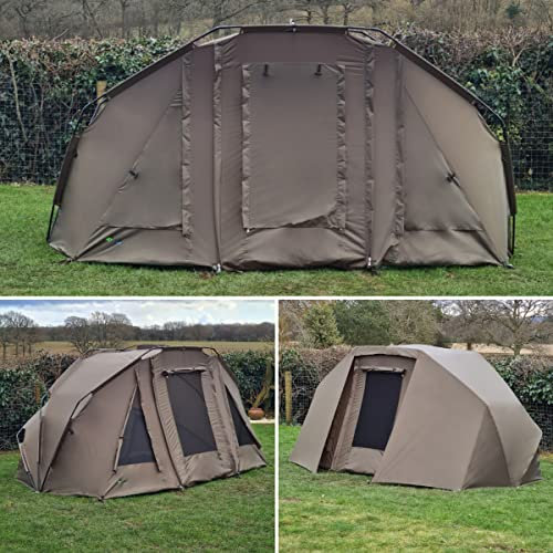 Quest Tackle Angelzelt 1-2 Man Mann Bivvy Karpfenzelt Karpfen Angeln Angehen Campingzelt Fishing Tent 10000mm Wassersäule