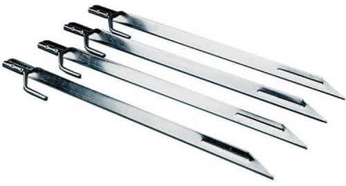 Coleman Tent Stakes Angelrolle, Köderguss, Angelrute, einfarbig, 4er-Packung