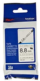 Brother Original P-touch Schrumpfschlauch HSe-221, 8,8 mm zur Kabelbeschriftung (für Brother P-touch P700-E550WVP) Rot
