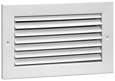 HVAC Premium 12 x 6 Fixed Bar Return Grille - All Steel Structure - Elegant Look & Sturdy Finish [Outer Dimensions: 13.75w X 7.75h]