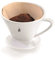 GEFU Porzellan-Kaffeefilter SANDRO Gr. 2 für Handbrühkaffee – Tassenfilter für Filtertüten, langlebig & spülmaschinengeeignet, klassisches Design