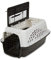Petmate 2-Door Top Load Kennel for Cats, 19-Inch, pearl white/coffee ground