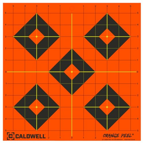 Caldwell Orange peel målskivor, 30,5 cm, 5 stycken