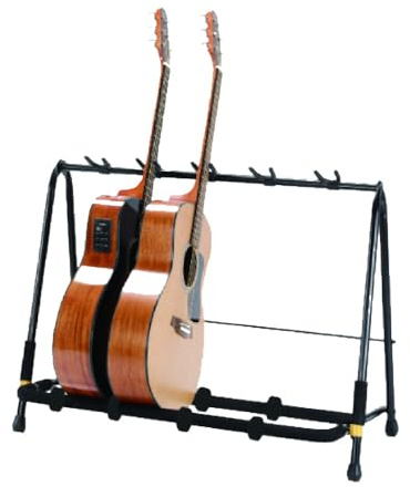 Hercules Stands GS525B 5 Space Guitar Rack Black