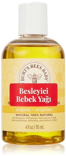 Burt's Bees Baby Pflegendes Babyöl, 100 Prozent Natürliche Babyhautpflege, 115 ml Flasche